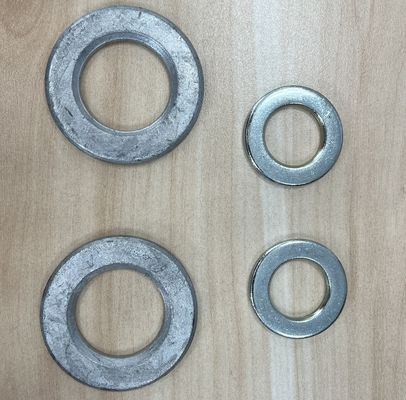 EN14399-6 कठोर स्टील वाशर, M12-M36, सादा / Dacromet संरचनात्मक इंजीनियरिंग के लिए